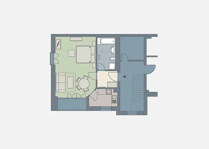 Lägenhet Kaiservillen - 1-raum-ferienwohnung Mit Balkon Dr3